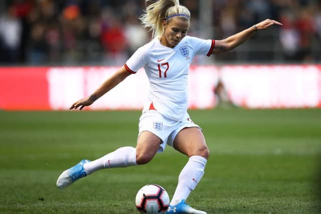 Harrogate's Rachel Daly of England in action during the International Friendly between England Women and Canada Women at The Academy Stadium on April 05, 2019 in Manchester, England. (Picture: Clive Brunskill/Getty Images)