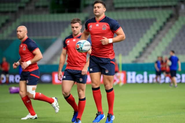 England's Ben Youngs during the training session at Kobe Misaki Stadium. Picture: Adam Davy/PA