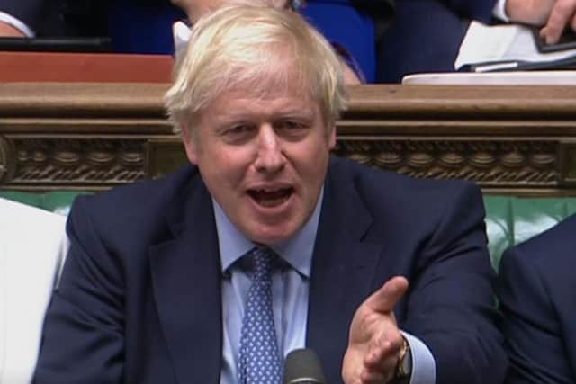 Prime Minister Boris Johnson speaks in the House of Commons, London, after judges at the Supreme Court ruled that his advice to the Queen to suspend Parliament for five weeks was unlawful. Photo: House of Commons/PA Wire