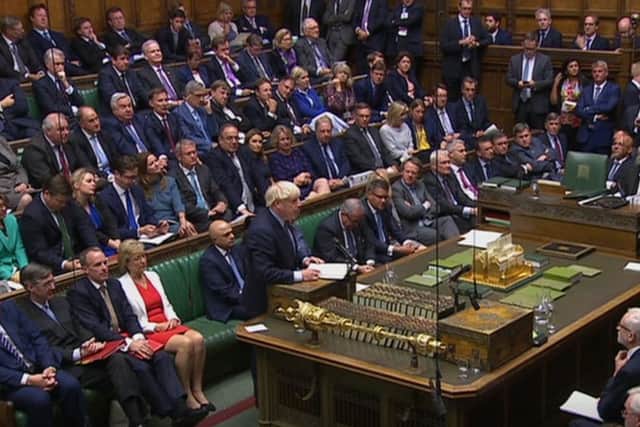 Boris Johnson repeatedly clashed with MPs in the House of Commons over his use of language.