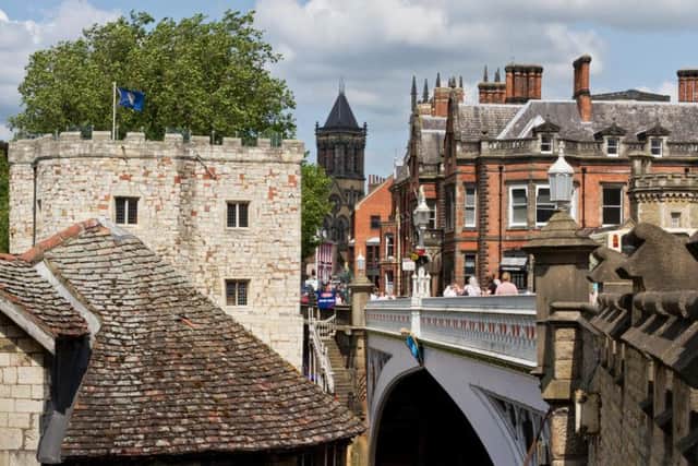 River House, on the right, is home to York's flagship Pizza Express