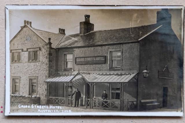 The Cross Streets Hotel, formerly the Joiners Arms, Austwick, c.1910.