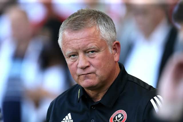 Sheffield United manager Chris Wilder: Richard Sellers/PA Wire.
