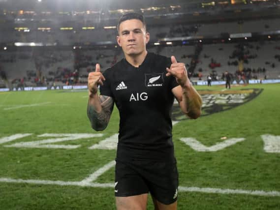 New Zealand rugby legend Sonny Bill Williams.