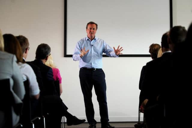 Former Prime Minister David Cameron is at The Raworths Harrogate Literature Festival this week.