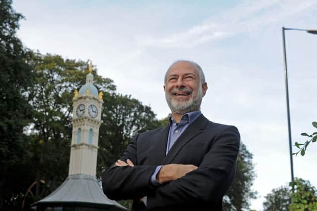 Fabian Hamilton, Leeds North East MP pictured by the Oakwood Clock. Photo: Tony Johnson