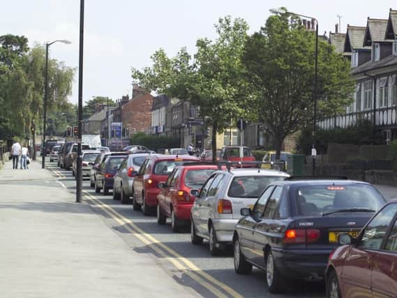 Congestion is a common sight in Harrogate.