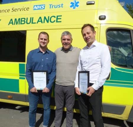 Kevin Moore and his life-savers Chris Blackwell and Andrew Hudson