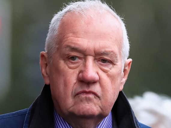 Hillsborough match commander David Duckenfield, who is accused of the manslaughter by gross negligence of 95 Liverpool supporters at the 1989 FA Cup semi-final, pictured arriving at Preston Crown Court on October 7.

 Photo: Peter Byrne/PA Wire