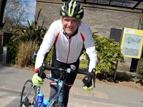 Steve Wilson, pictured as cycling champion as a Sheffield City Council councillor. Photo: JPI Media