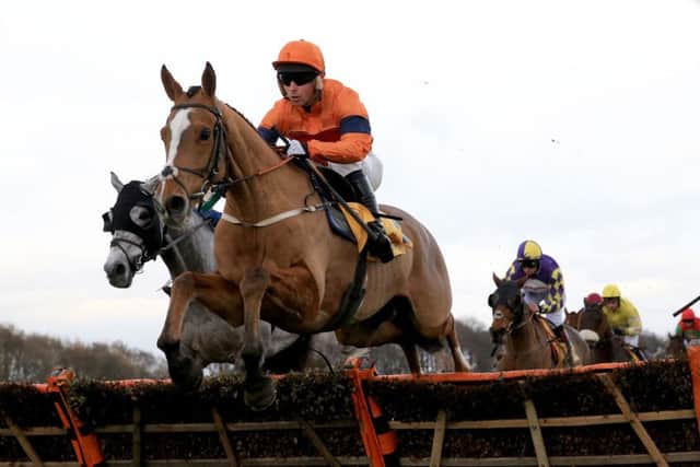 Grade One-winning hurdler Sam Spinner - the mount of Joe Colliver - makes his novice chase debut today.