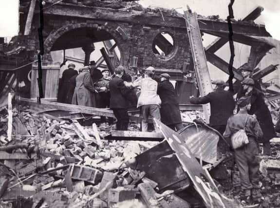 The bombing of Sheffield in 1940