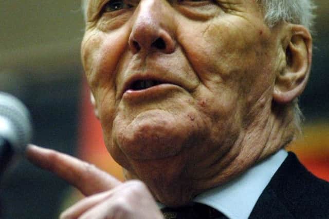 Tony Benn backed Arthur Scargill and the NUM during the 1984-85 Miners' Strike.