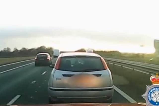 Footage of some of the "worst driving" recorded by the public has been released by North Yorkshire Police.