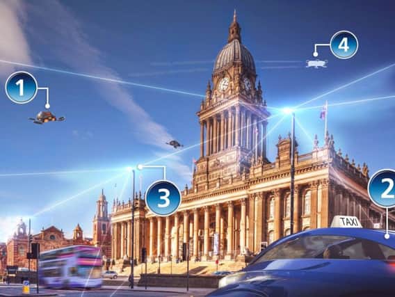 O2 has released a  visual representation of how 5G could shape Leeds over the next 10 to 15 years