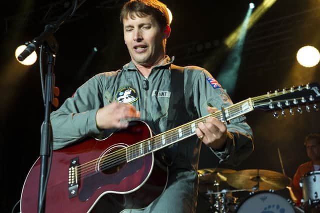James Blunt plays Dalby Forest.