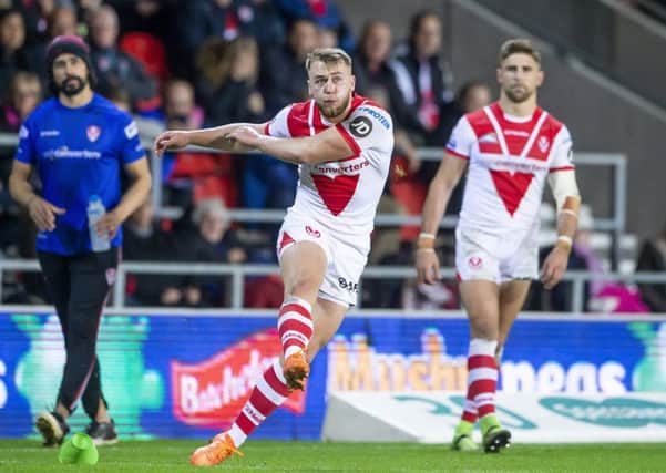 Danny Richardson, pictured in action for St Helens. Picture:  Allan McKenzie/SWpix.com
