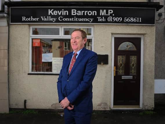 Rother Valley MP Sir Kevin Barron. Photo: JPI Media