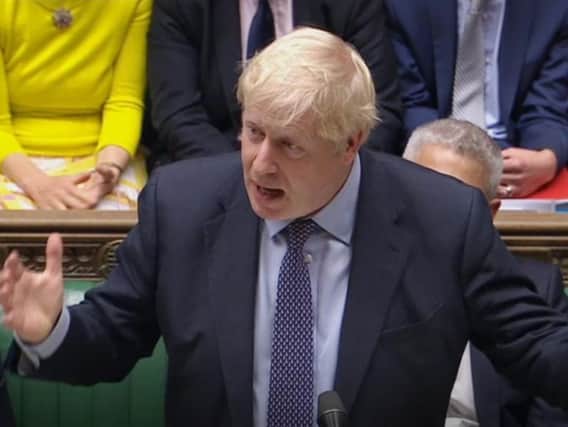 Prime Minister Boris Johnson speaks in the House of Commons, London, after MPs accepted the Letwin amendment, which seeks to avoid a no-deal Brexit on October 31. Photo: House of Commons/PA Wire