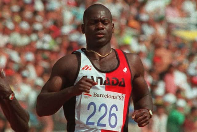 Ben Johnson, Canada's dominant sprinter, got the better of his fierce rival Carl Lewis once again, romping to 100 metres gold at the 1988 Olympics. (Picture: John Stillwell/PA Wire)