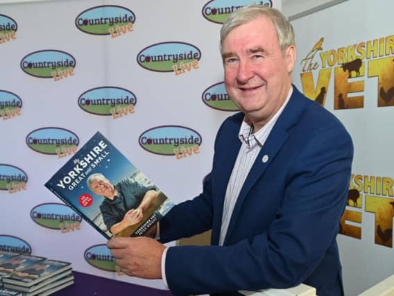 Veterinarian Peter Wright, co-star of The Yorkshire Vet, was a special guest at this weekend's Countryside Live in Harrogate. Picture by Simon Dewhurst.