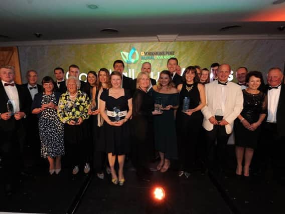 The winners of The Yorkshire Post's 2019 Rural Awards, sponsored by Bishop Burton College. Picture by Gerard Binks.