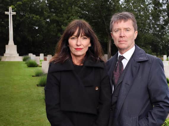 Davina McCall and Nicky Campbell. Credit: ITV.