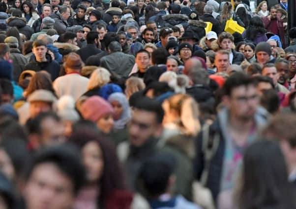 Britain's population is expected to increase by three million over the next decade to just under 70 million.