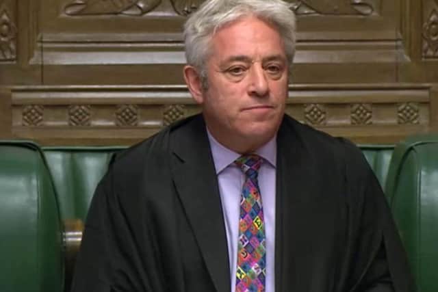Speaker John Bercow is due to quit at the end of the month,