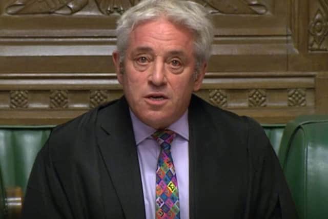 Speaker John Bercow's handling of Brexit continues to divide political and public opinion. Photo: PA/House of Commons