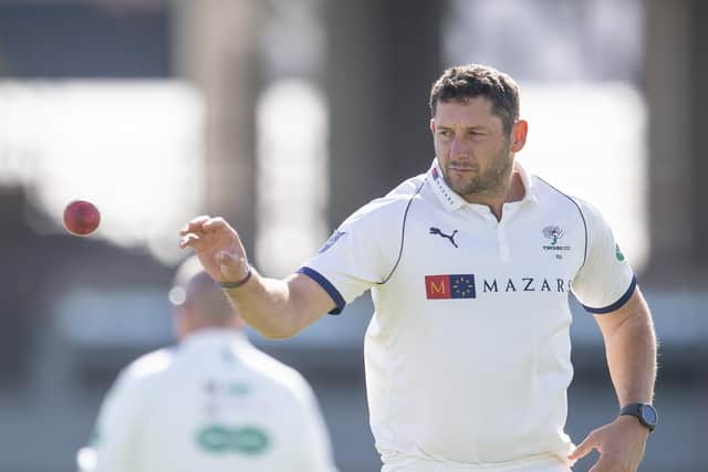 Bresnan playing for his beloved Yorkshire.