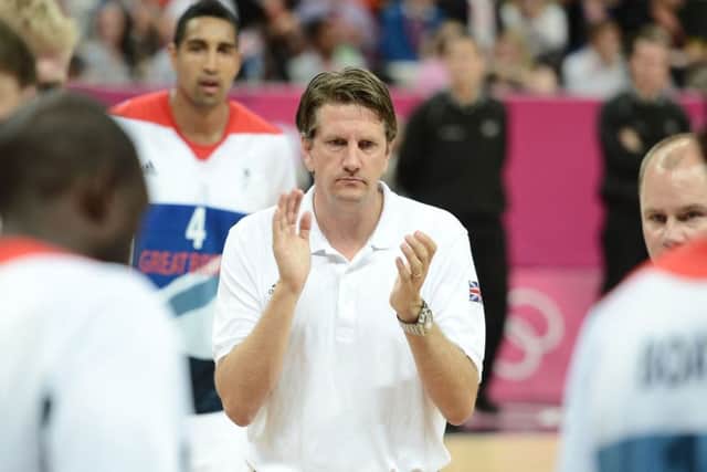 Chris Finch coaching the GB basketball team at London 2012 (Picture: PA)
