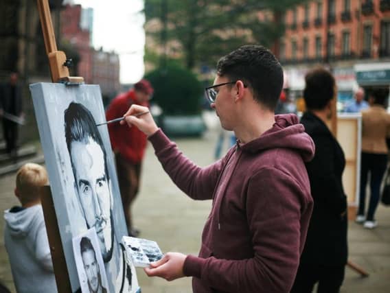 Jamie at work. Photo: CK Goldiing.