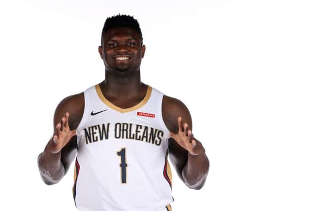 Zion Williamson #1 draft pick of the New Orleans Pelicans. (Picture: Chris Graythen/Getty Images)