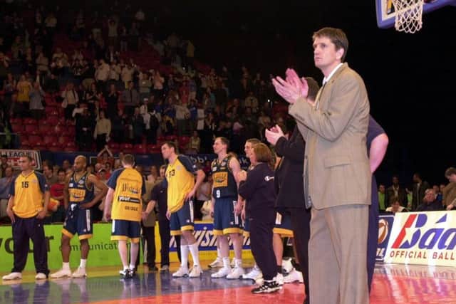 Sheffield Sharks coach Chris Finch back in 2001 (Picture: Bruce Rollinson)