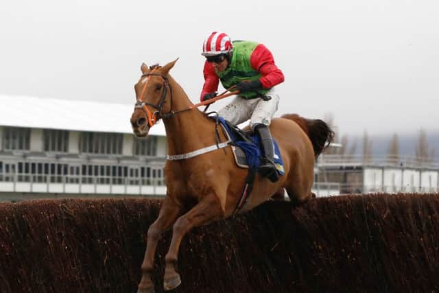 Brian Ellison's stable star Definitly Red is on course for next month's Charlie Hall Chase.