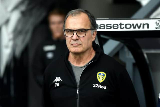 Leeds United manager Marcelo Bielsa says he has not yet had chance to see if Eddie Nketiah and Patrick Bamford can play together