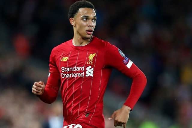 Trent Alexander-Arnold has joined Raheem Stirling and other leading players to be part of the Premier League's No Room for Racism campaign. Photo by Clive Brunskill/Getty Images