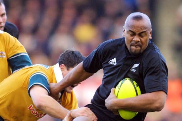 LEGEND: New Zealand's Jonah Lomu. Picture: AP Photo/Rob Griffith