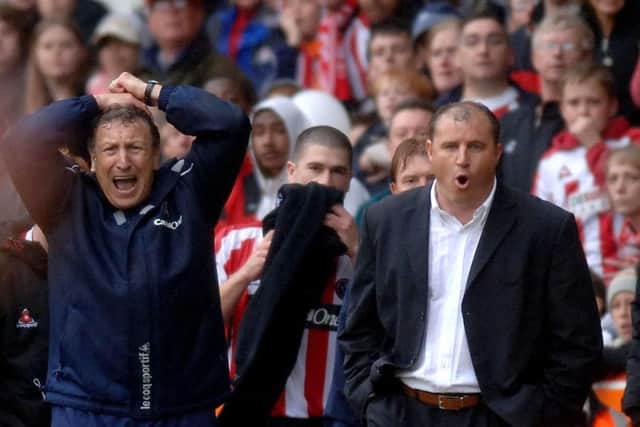 BAD DAY: Sheffield United manager Neil Warnock (left) and Wigan manager Paul Jewell at Bramall Lane back in May 2007. Picture: John Giles/PA.