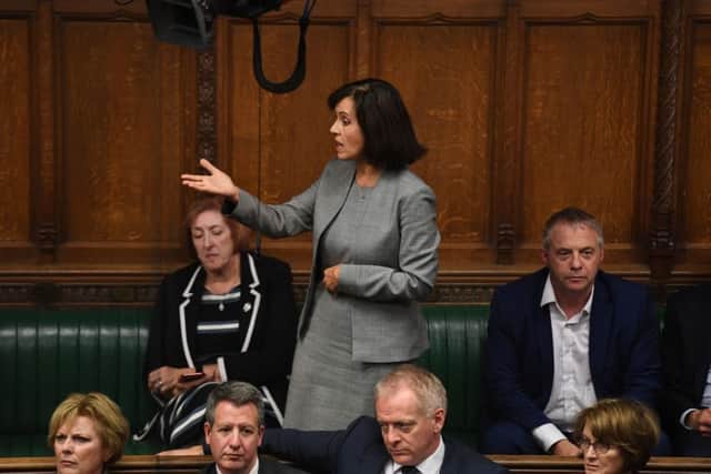 Caroline Flint speaking in the House of Commons, London. Picture: PA