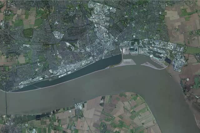 Aerial shot of Lagoon Hull
