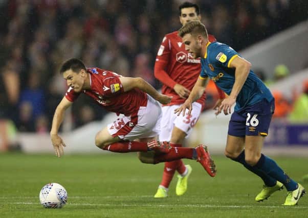 Hull City's Callum Elder made the most of his chance against Nottingham Forest (Picture: PA)
