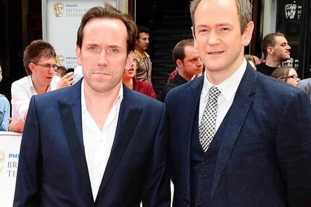 Armstrong, right, with comedy partner Ben Miller.