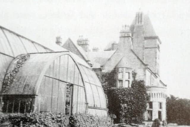 There mansion had a huge domed glasshouse that rivalled those in Kew Gardens