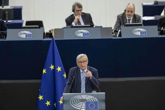 European Commission President Jean-Claude Juncker is stepping down from the role this week. (AP Photo/Jean-Francois Badias)