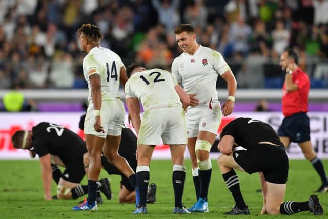 The final whistle blows and England win 19-7 in the 2019 Rugby World Cup Semi Final (Pictrure: PA)