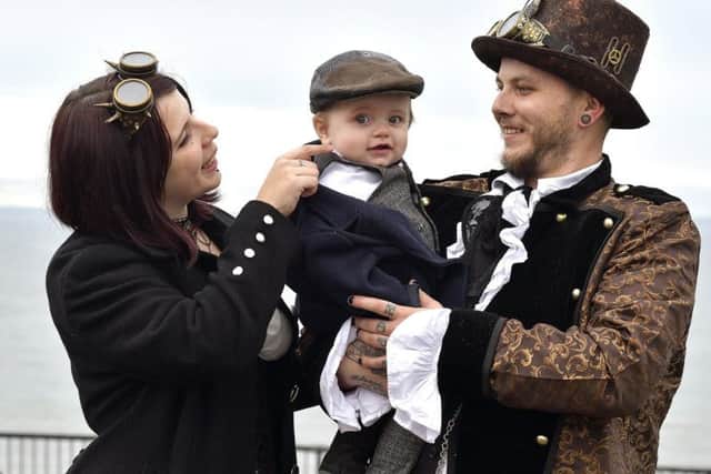 Alicia Hepple with Elias and Nathan Timlin.