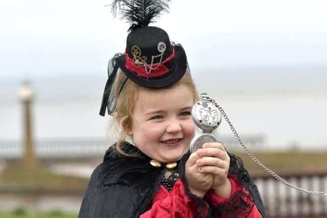 Aoife Gilmoor checks the time.