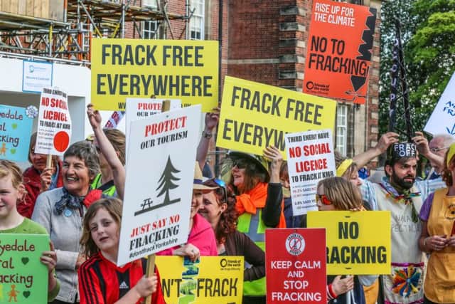 Ryedale residents lobby North Yorkshire County Council over fracking.